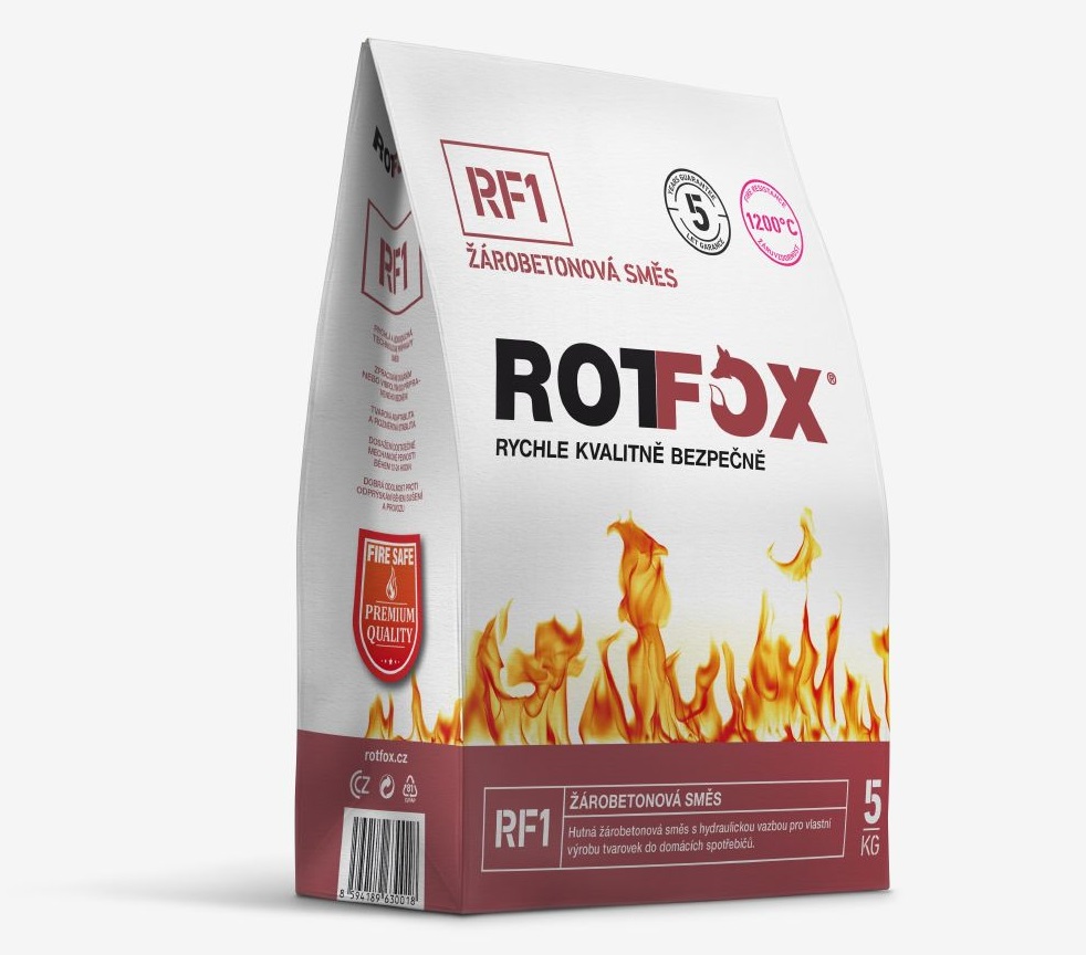 Žárobetonová směs RF1 Žárobetonová směs RF1